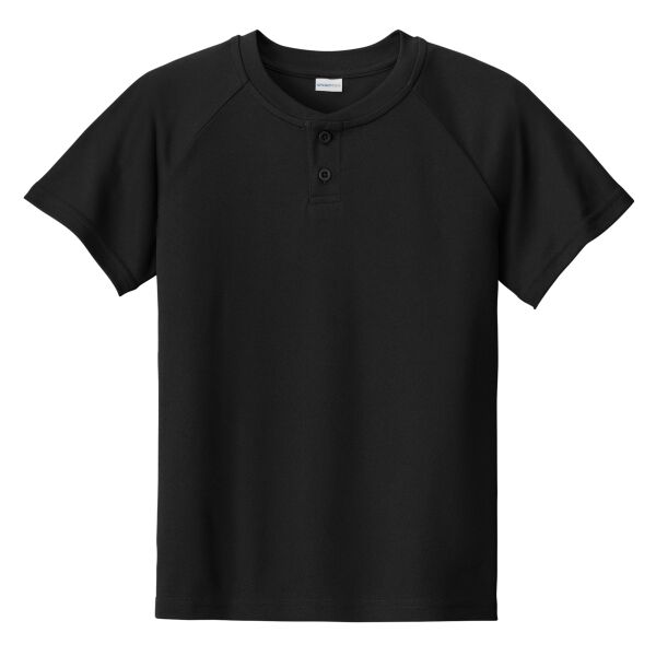 Youth PosiCharge ® Competitor 2 Button Henley Thumbnail