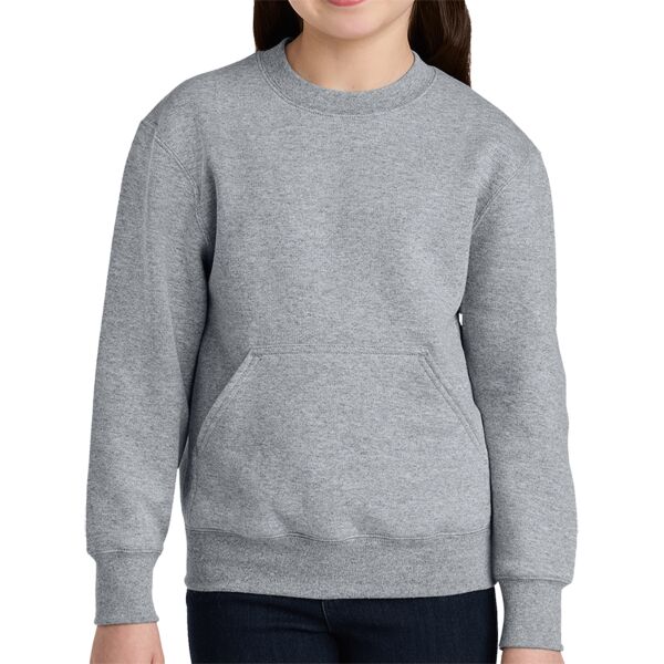 Youth Core Fleece Crewneck Pocket Sweatshirt Thumbnail