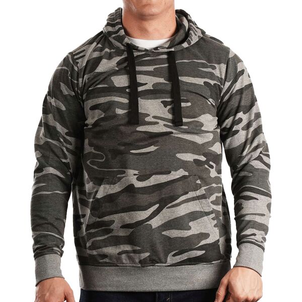 Enzyme-Washed French Terry Hooded Sweatshirt Thumbnail
